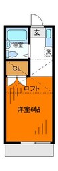 アビタシオン国立の物件間取画像